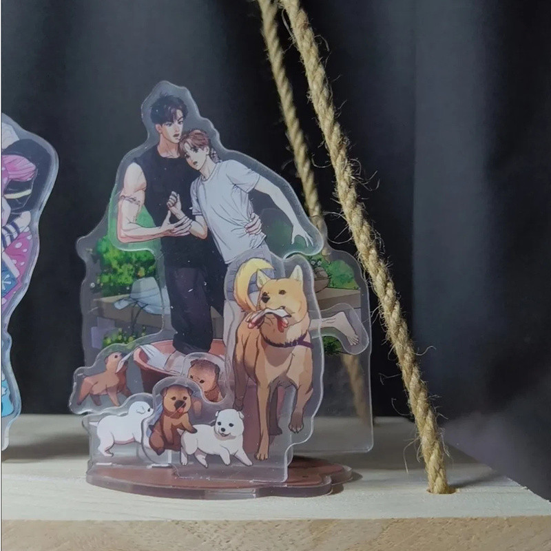 Jinx Hàn Quốc Webtoon Acrylic Stand 9cm – Hình Joo Jaekyung & Kim Dan, Trang Trí Bàn Làm Việc Dễ Thương, Quà Tặng Sưu Tập