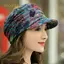PNPIA- Mũ hoa mới dành cho nữ Phiên bản Hàn Quốc Mũ mềm đa năng Vành Dubill Hat