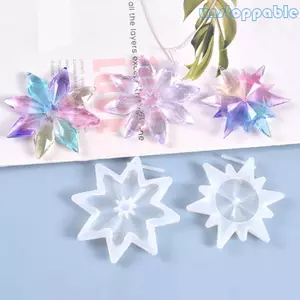Unstop * Khuôn nhựa Epoxy pha lê DIY Xà phòng Khuôn trang trí Vòng cổ Khuôn đúc