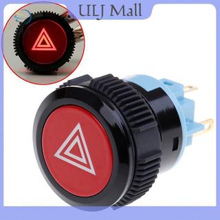 Nút nhấn đèn flash cảnh báo khẩn cấp led màu đỏ ULJ 22mm tự khóa.