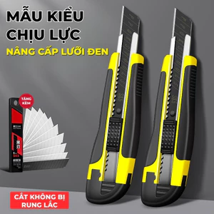Dao rọc giấy Titanium cao cấp - Combo 10 lưỡi dao rọc giấy đa năng, hiệu suất cao, thiết kế an toàn