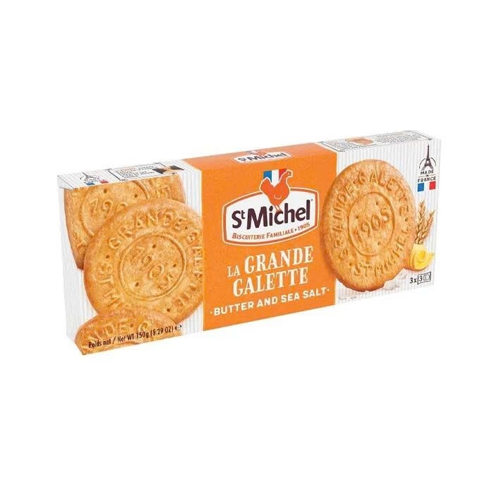 Bánh Quy StMichel Hộp 150g Đủ Vị, Thơm Đậm Vị Bơ, Giòn Tan, Chuẩn Hương Vị Pháp