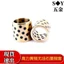 Chất liệu đồng thau cường độ cao Graphene Tay áo bằng đồng chống mài mòn Ống lót chịu lực không dầu Đường kính trong tự bôi trơn M5M6M8M