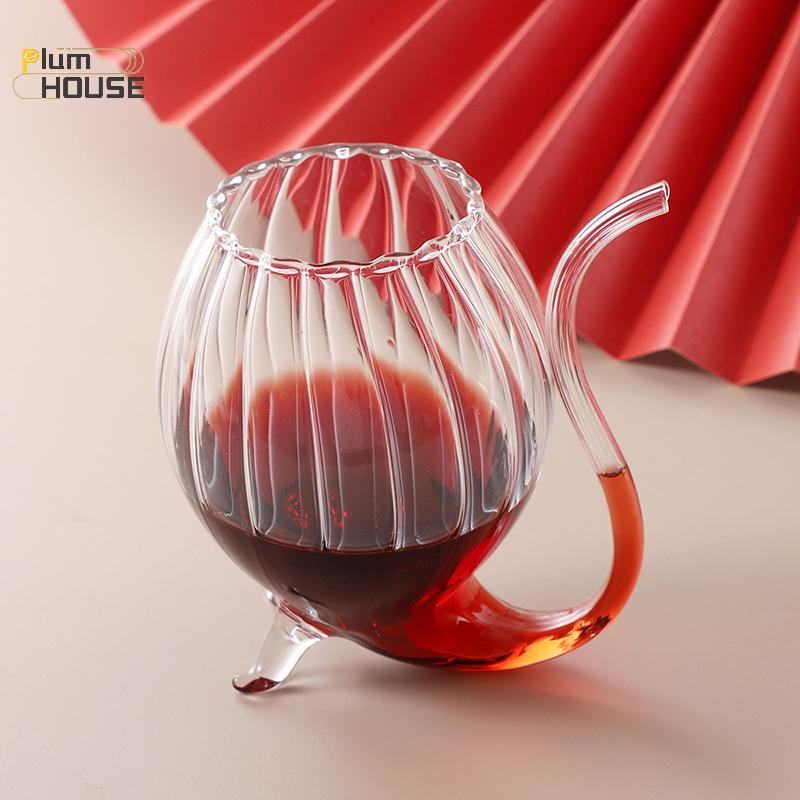 PlumHOUSE Cốc Thủy Tinh Cốc Sáng Tạo Có Ống Hút Uống Lạnh Rượu Thủy Tinh Nước Trái Cây Thủy Tinh Sóc Cốc Sử Dụng Tại Nhà Đảng Thanh Trong Suốt VN