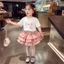 Váy bong bóng PYCOU, Váy bánh xếp ly ngọt ngào eo đàn hồi, Váy công chúa nhẹ phong cách múa ba lê thời trang bé gái