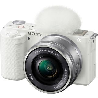 Máy ảnh Sony ZV-E10 + Kit 16-50mm f/3.5-5.6 - Trắng - Hàng chính hãng - Tặng thẻ nhớ 64GB