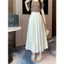 Pháp Hepburn Phong Cách Voan Váy Nữ 2024 Mỏng Phong Cách Mỡ mm Cao Cấp Chữ a Drape Bánh Váy 5.12