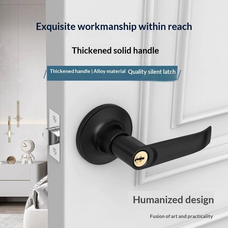 TMOY Tay nắm cửa tròn có khóa Lo Entry Riêng tư cho cửa trượt Cửa trước Phòng ngủ Phòng tắm Thiết kế hạng nặng TMOY