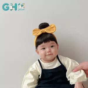 GHX Năm Mới Giáng Sinh Trẻ Sơ Sinh Bé Gái Phụ Kiện Tóc Giả Mũ 0-1Y Trẻ Sơ Sinh Trẻ Em Bé Gái Nơ Cosplay s Mũ VN