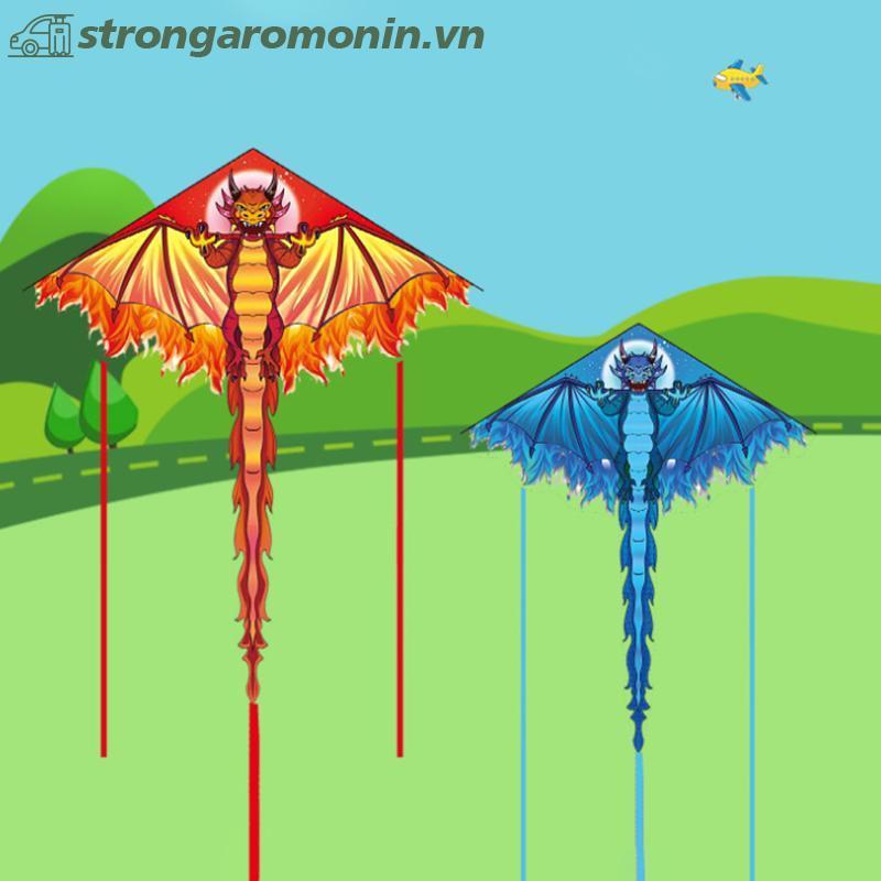 ST Dragon Delta Diều Cho Trẻ Em - Đồ Chơi Bay Ngoài Trời Ripstop Nylon ST