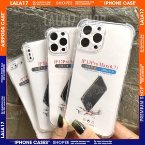 Ốp lưng iphone chống sốc siêu trong suốt 17 16 15 promax 6 7 8 plus x xsmax 11 12 13 14 pro max [CSOC]