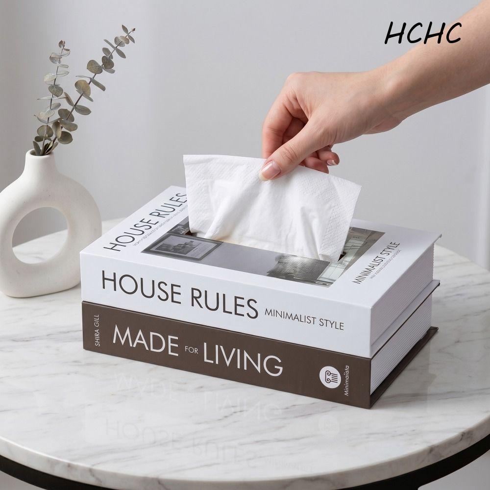 Hộp đựng khăn giấy phong cách sách ELLSWORTH, Hộp đựng đồ trang trí sang trọng, Hộp đựng đồ trang trí Hộp đựng khăn ăn hai lớp tại nhà