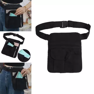 Túi tạp dề nhà hàng DELMER, Giá đỡ kiểm tra Nhiều túi Túi đựng tiền thắt lưng bồi bàn, Vải nhẹ đa chức năng có dây đai có thể điều chỉnh Đặt hàng Túi đeo thắt lưng Túi đựng dụng cụ