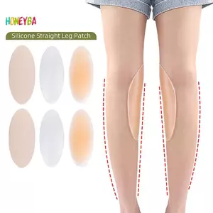 < Honeyba > 1 Cặp Băng Đùi Silicon Có Thể Tái Sử Dụng Unisex Miếng Lót Cơ Thể Vô Hình Ngoài Trời Chống Ma Sát Đùi Miếng Dán Từ Chà Stiers Đẹp
