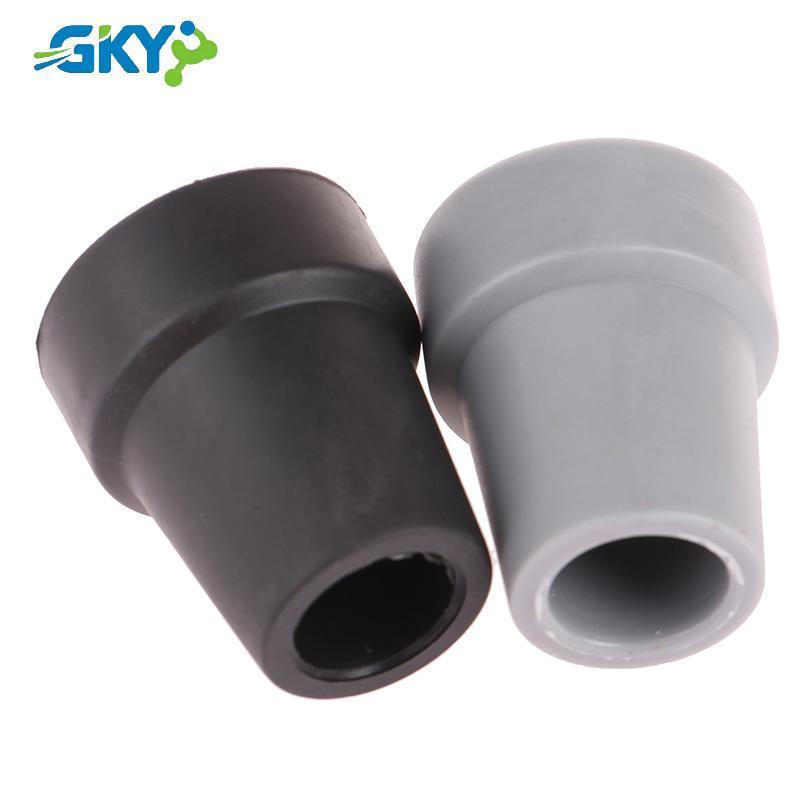 GKY 19mm Cao Su Chống Trượt Nạng Đầu Miếng Lót Cao Su Bền Chống Trượt Hạng Nặng Canes Thay Thế Để Đi Bộ Sti Nạng GKY