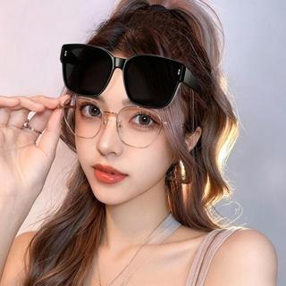 Kẹp 2 Trong 1 Trên Kính Mát Myopic Tầm Nhìn Ban Đêm Lái Xe Kính Dành Cho Nam Nữ Chống Tia UV Câu Cá Sắc Thái Kính Mắt Quà Tặng