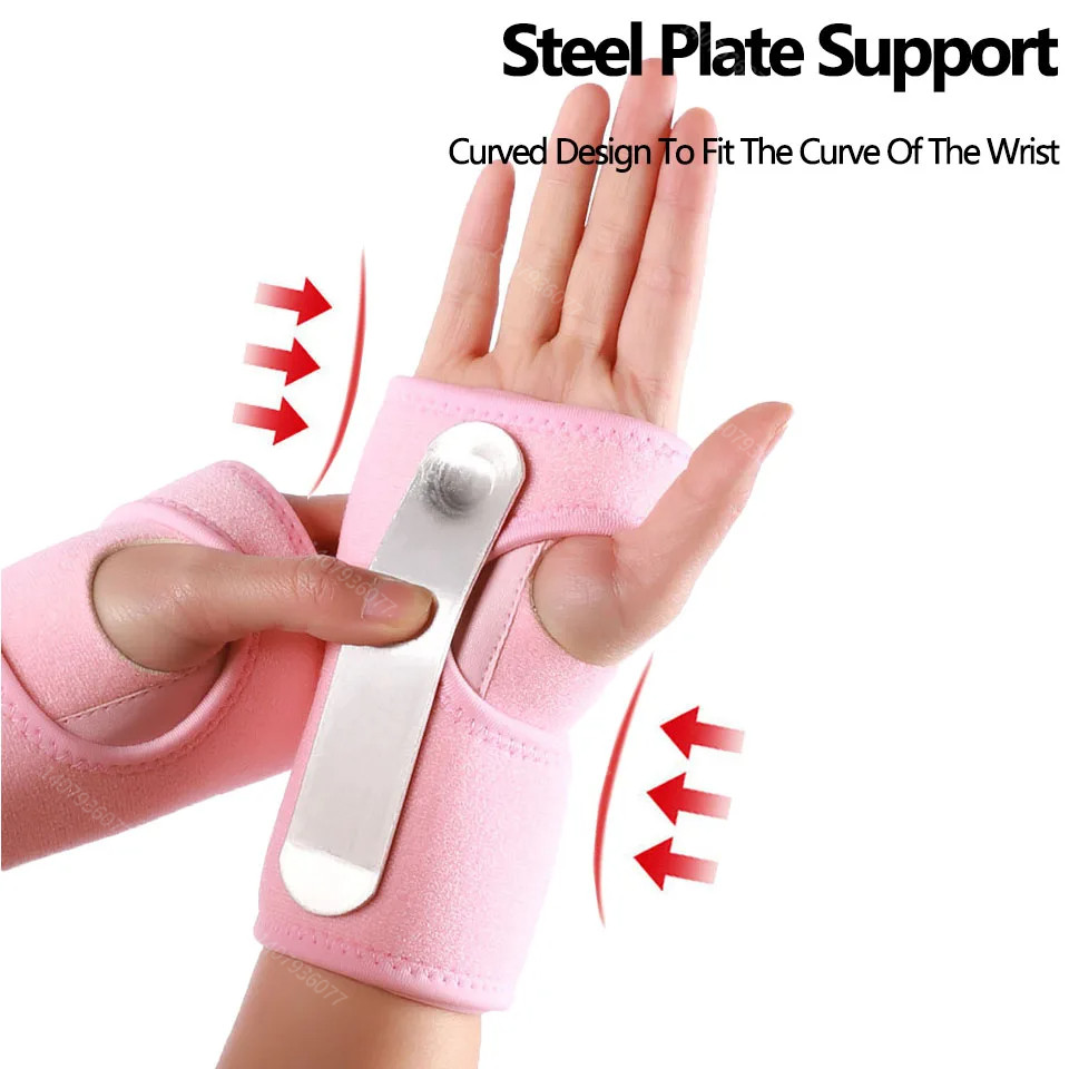 1 Chiếc Vỏ Tendon Bảo Vệ Cổ Tay Thể Thao Có Thể Điều Chỉnh Bảo Vệ Cổ Tay Tấm Thép Cố Định Hỗ Trợ Thoáng Khí Có Thể Điều Chỉnh Chống Tắc Cổ Tay