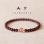 Tự Nhiên Berry Pha Lê Chuyển Hạt Vòng Tay Nhiều Lớp Màu Đỏ Thật Garnet Vòng Tay Pha Lê 26.5.14
