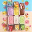 DARON Mô Phỏng Bánh Mì Bóp Đồ Chơi, Hộp Dính Hình Bánh Mì Mềm Bánh Squishy Đồ Chơi, Fidget Chậm Làm Bánh Handmade Nhào Pinching Bánh Giải Nén Đồ Chơi Bàn Văn Phòng Đồ Chơi