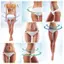 PNPIA- 1 Đôi Bông Tai Giảm Béo Bông Tai Sức Khỏe Giảm Cân Trang Sức Từ Tính