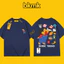 XS-3XL Áo Sơ Mi Cao Cấp BKMK Hoạt Hình Lớn Crayon Shin chan Họa Tiết In 100% Cotton Cao Cấp Unisex Cổ Tròn Áo Thun