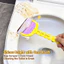 Bàn chải làm sạch khoảng cách tay cầm dài mới Dụng cụ cạo góc nhà vệ sinh đa chức năng