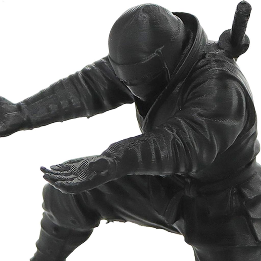 Hộp đựng bút Ninja in 3D Cool Kneeling Pose Knight Tượng trang trí máy tính để bàn cá nhân cho học tập và văn phòng mueadsyvn