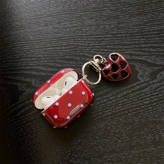 Ốp Lưng Cho AirPods Pro3 Pro2 Pro AirPods 4 3 2 1 Apple Tai Nghe Không Dây Bảo Vệ Tai Nghe Màu Hồng Xanh Có Dây Xích Rượu