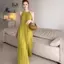 Kích thước lớn Pháp Xanh không tay Dây che cổ Đầm thịt Nữ Tính khí mùa hè Bên bờ biển Phong cách kỳ nghỉ