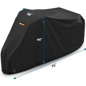 Xuyên Biên Giới 210D Vải Oxford PU Lớp Phủ Xe Đạp Bao Ba Bánh Bao Chống Thấm Nước Chống Nắng Chống Bụi Chống Tia Cực Tím