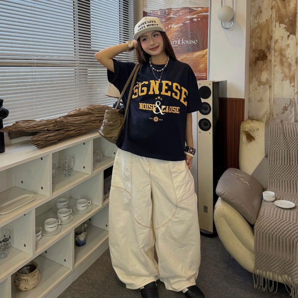 （Giao hàng 24h）Angela  Áo Thun Nam Nữ Saigonese Form Rộng Cotton Premium 220gsm Local brand Unisex