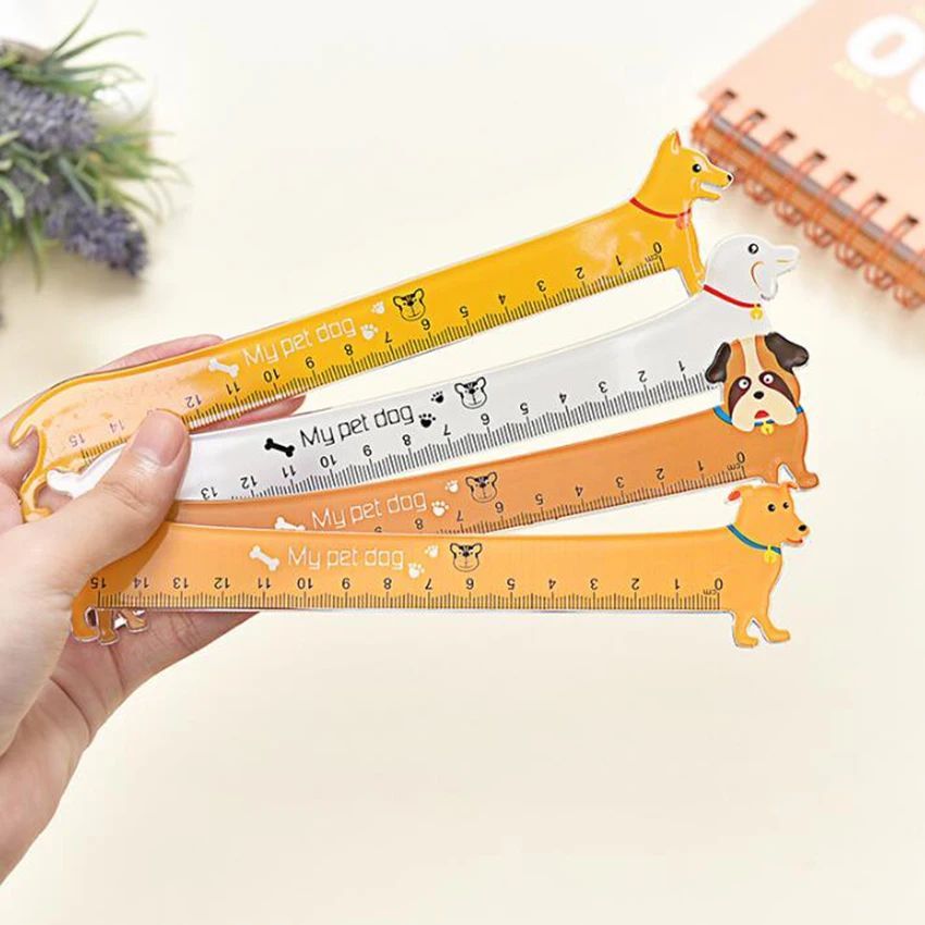 Thước dài 12cm hình bé động vật dễ thương