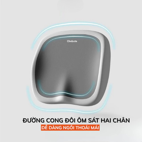 Đệm Ngồi 3D Công Thái Học Cao Su Non Hỗ Trợ Hông, Dáng Ngồi Chuẩn, Giảm Mỏi Lưng