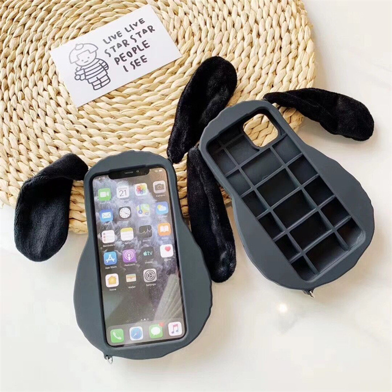 Phim hoạt hình dễ thương Snoopy Ears iPhone14plus Apple 11 Thích hợp cho vỏ điện thoại 12 / 13pro max 2025.12.9
