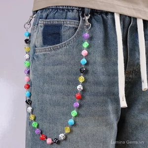 Dây Thắt Lưng Acrylic Thời Trang Cho Hip Hop Nam Nữ