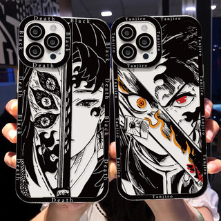 Anime Demon Slayer Kimetsu No Yaiba Infinity Castle Casing Cho OPPO A38 A18 A79 A98 A78 A60 Reno 10 5G 8 10 Pro Plus Realme C75 9 Pro 5G Ốp Điện Thoại Trong Suốt Họa Tiết TPU Mềm Silicone
