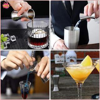 Bộ bình lắc đồ uống Martini N & X 24 Oz 750ml có bộ lọc, Bộ pha chế đồ uống bằng thép không gỉ Bộ trộn cocktail với Jigger, Muỗng trộn, Phụ kiện thanh dành cho người mới bắt đầu.