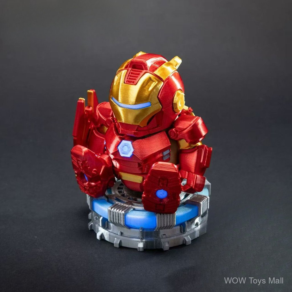 Hàng sẵn có [Chính hãng] Đồ chơi giải nén búp bê Capybara từ tính Iron Man 3d In Iron Man Kapibara Trang trí máy tính để bàn Mecha Capybara mát mẻ Quà tặng làm bằng tay