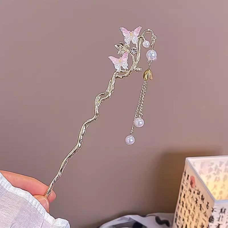 Kẹp tóc U men Pháp hoa mậu cổ điển Trung Quốc thanh lịch