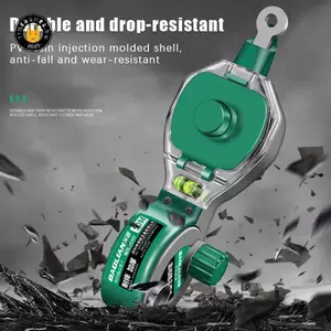 {TB & Bag} Máy đánh dấu mực Scribes bền bỉ Máy đánh dấu mực Máy đánh dấu mực xây dựng Máy phun nước dụng cụ thợ mộc vận hành bằng tay.