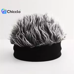 Mũ Tóc Giả Sáng Tạo Ngộ nghĩnh Mũ Tóc Ngắn Dành Cho Nữ Mới Lạ Đường Phố Hip Hop Mũ Beanie Spiked Tóc Giả Ngộ nghĩnh Mũ Retro Đẹp