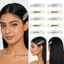 Vàng Acrylic Liền Mạch Kẹp Tóc Sáng Bóng Tóc Barrettes Thanh Lịch Sang Trọng Phụ Kiện Tóc Cho Nữ