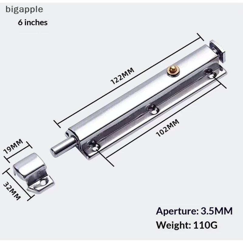 Chốt cửa lò xo bằng thép không gỉ tự đặt bigapple, Lo RDG chống trộm 3 Inch