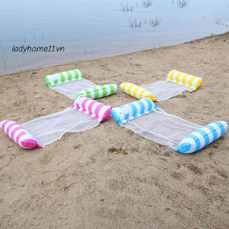 Lady Bể Bơi Phao Nước Bơm Hơi Hammo Lounger Ghế Lưới Phao Giường Dành Cho Người Lớn Nhẹ Ghế Nổi Cho Hồ Và Bãi Biển VN