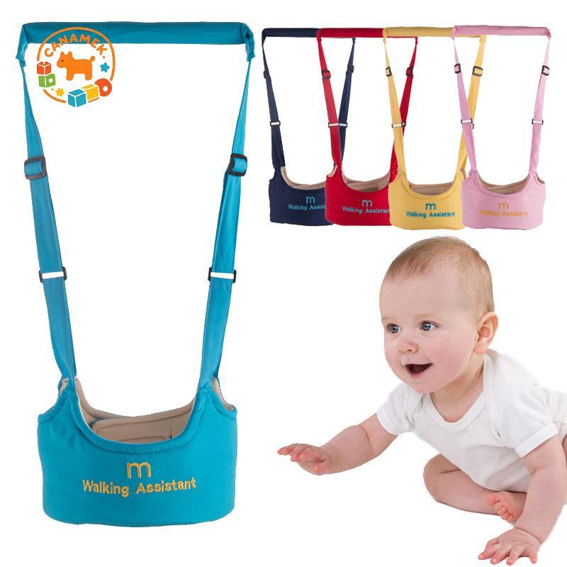 CANAMEK Dây nịt đi bộ cho bé Học cách đi bộ, Người trợ giúp đi bộ có thể điều chỉnh cho trẻ em, Đai trợ lý dây nịt cho trẻ sơ sinh tập đi CSF
