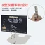 Kim Loại Kẹp Nhãn Siêu Thị Giá Bánh Mì Thẻ Giá Đỡ Dọc Bánh Giá Thẻ Hiển Thị Thẻ Giá Sản Phẩm Thẻ 2RY3