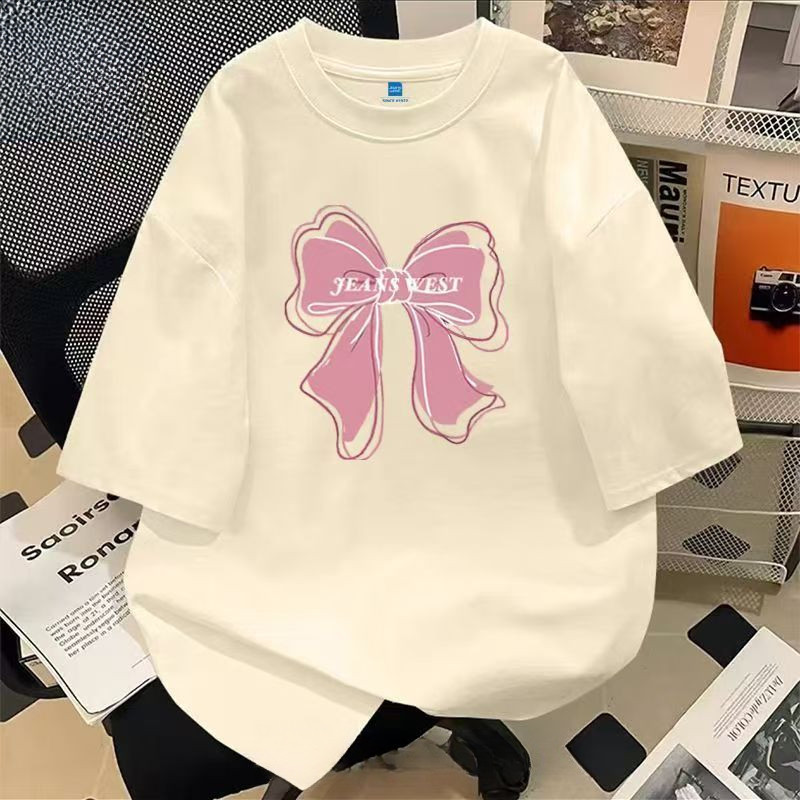 （Giao hàng 24h）Angela  áo thun nam nữ form rộng hàn quố In " Cây cung " 220Gsm Cotton Local Brand