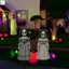 Cặp song sinh đáng sợ Halloween Yard Dấu hiệu cọc Đồ dùng dự tiệc Trick-or-Treeing ngoài trời cho hiên nhà sân vườn ngoài trời