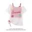 Ngọt Ngào Mát Dopamine In Hình Ngôi Sao Xù Vai Ngắn Tay Áo Thun Nữ Ngọt Ngào Hot Girl Ngắn Camisole Bộ Hai Mảnh 5.19