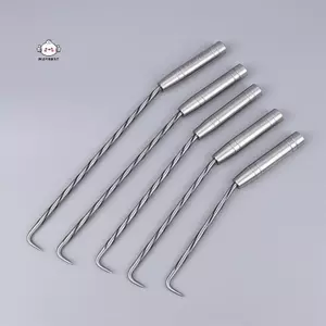 Maybest Móc xây dựng Sợi cốt thép Dây buộc Twister có móc Thép không gỉ Xoay linh hoạt Thanh thép ràng buộc tay Dụng cụ cầm tay {VN}